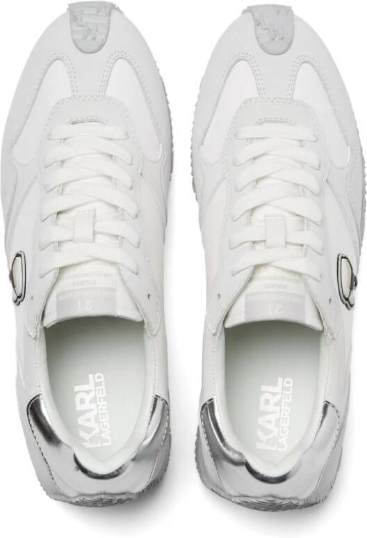 Karl Lagerfeld Ikonik NFT appliqué-detail sneakers White