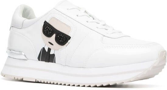 Karl Lagerfeld Velocita Ikonik logo sneakers White