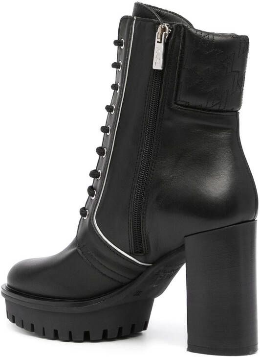 Karl Lagerfeld Voyage IV lace-up boots Black