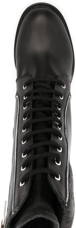 Karl Lagerfeld Voyage IV lace-up boots Black