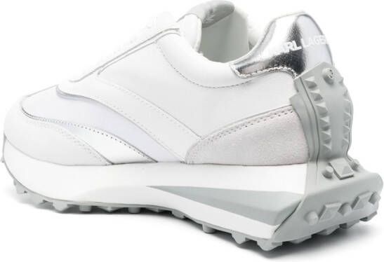 Karl Lagerfeld Zone Karl leather low-top sneakers White