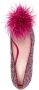 Kate Spade 80mm feather-detailing glitter pumps Pink - Thumbnail 4