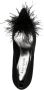 Kate Spade 80mm feather-detailing suede pumps Black - Thumbnail 4