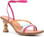 Kate Spade 80mm sculpted-heel leather sandals Pink - Thumbnail 2
