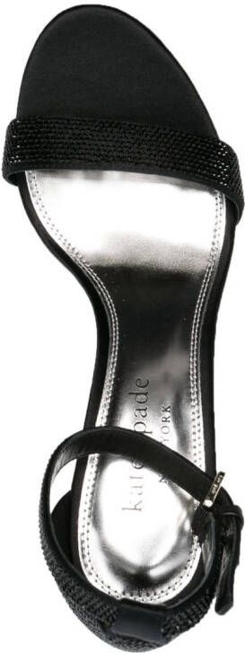 Kate Spade 90mm transparent block-heel sandals Black