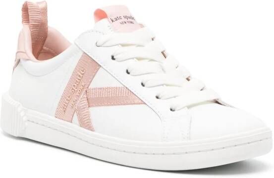Kate Spade colour-block leather sneakers White