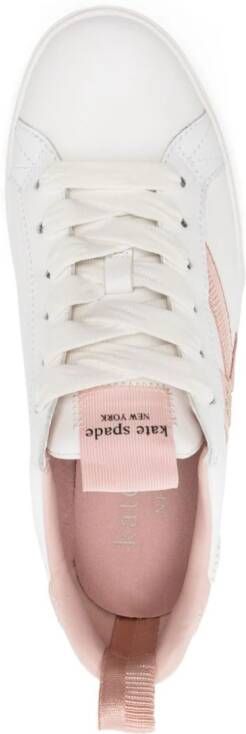Kate Spade colour-block leather sneakers White
