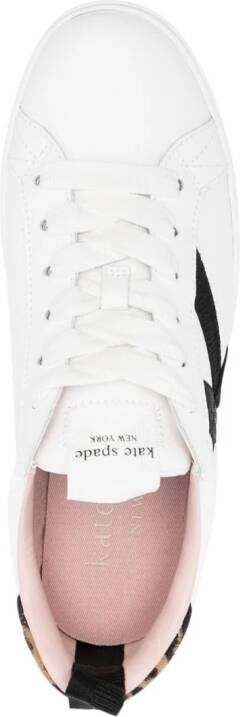 Kate Spade embossed-logo low-top sneakers White