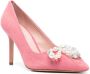 Kate Spade faux pearl-embellished 85mm pumps Pink - Thumbnail 2