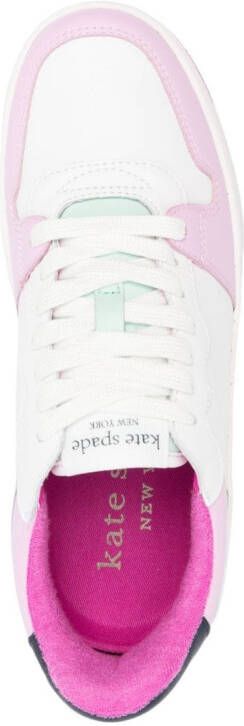 Kate Spade leather panelled low-top sneakers White