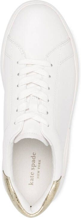 Kate Spade low-top lace-up sneakers White
