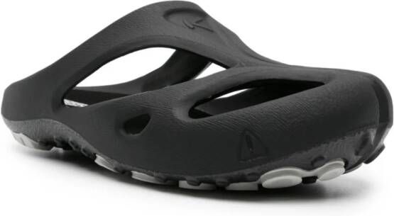 KEEN FOOTWEAR Shanti logo-embossed slippers Black