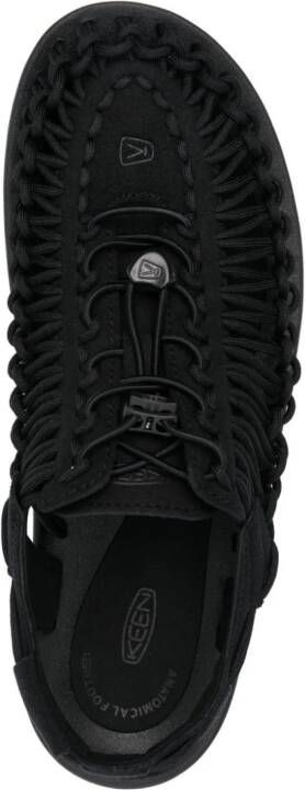 KEEN FOOTWEAR Uneek drawstring-fastening sandals Black