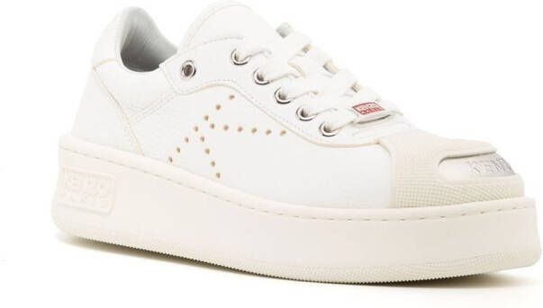 Kenzo contrasting-toecap low-top sneakers White
