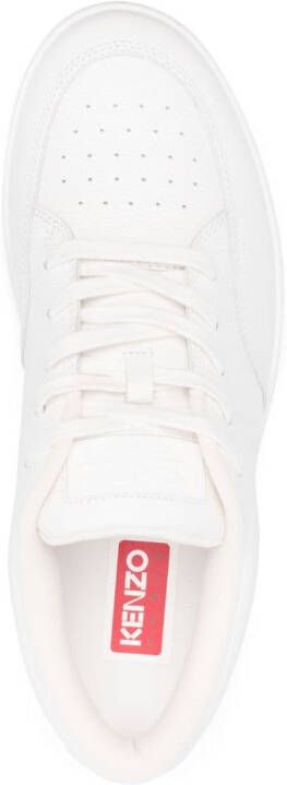 Kenzo embroidered-logo lace-up sneakers White