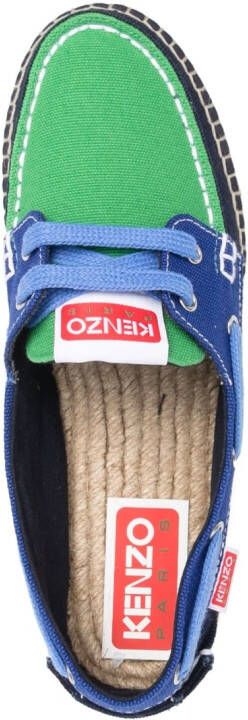 Kenzo espadrille boat shoes Blue