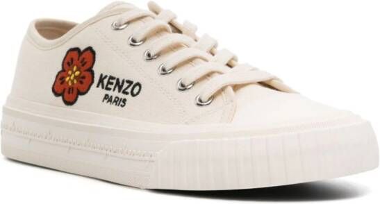 Kenzo Foxy canvas sneakers Neutrals