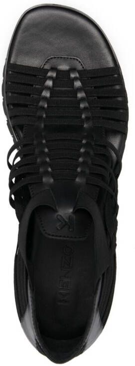 Kenzo Greek leather sandals Black
