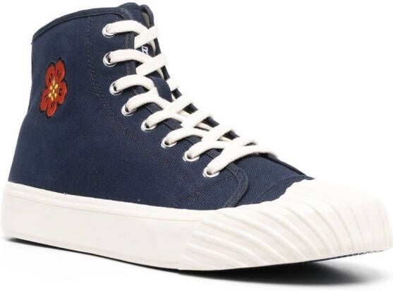 Kenzo high-top lace-up sneakers Blue