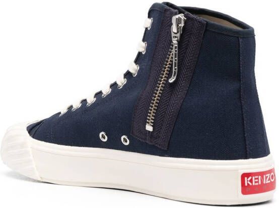 Kenzo high-top lace-up sneakers Blue