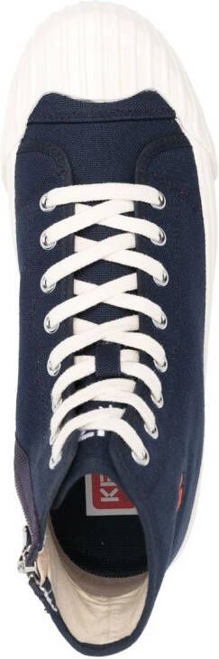 Kenzo high-top lace-up sneakers Blue