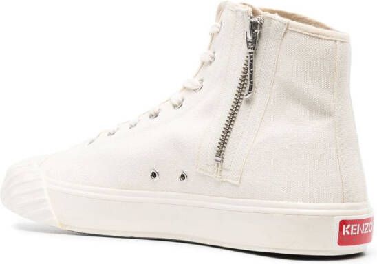 Kenzo high-top lace-up sneakers Neutrals