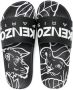 Kenzo Kids all-over print logo slippers Black - Thumbnail 3