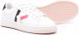 Kenzo Kids cushioned lace-up trainers White - Thumbnail 2