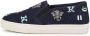 Kenzo Kids embroidered slip-on sneakers Blue - Thumbnail 5