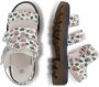 Kenzo Kids floral-motif leather sandals White - Thumbnail 3