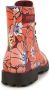 Kenzo Kids floral-print ankle leather boots Multicolour - Thumbnail 3