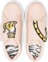 Kenzo Kids Kotora tiger-embroidery sneakers Pink - Thumbnail 3
