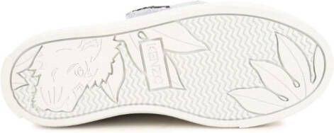 Kenzo Kids Kotora touch-strap sneakers White