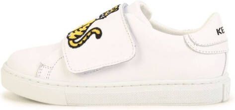 Kenzo Kids Kotora touch-strap sneakers White