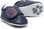 Kenzo Kids logo-embroidered leather sneakers Blue - Thumbnail 2