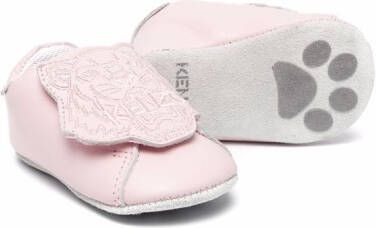 Kenzo Kids logo patch shoes Pink