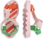 Kenzo Kids logo-print colour-block sandals Pink - Thumbnail 4