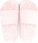 Kenzo Kids logo-print slip-on sandals Pink - Thumbnail 3