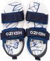 Kenzo Kids logo-print touch-strap sandals Blue - Thumbnail 3