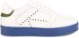 Kenzo Kids nappa-leather lace-up sneakers White - Thumbnail 2