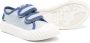 Kenzo Kids Poppy embroidered stripe trainers Blue - Thumbnail 2