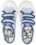 Kenzo Kids Poppy embroidered stripe trainers Blue - Thumbnail 3