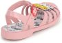 Kenzo Kids tiger-appliqué buckled sandals Pink - Thumbnail 3