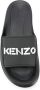 Kenzo logo embossed sliders Black - Thumbnail 4
