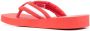 Kenzo logo-patch striped flip flops Red - Thumbnail 3