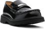 Kenzo logo-plaque chunky leather loafers Black - Thumbnail 2