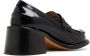 Kenzo logo-plaque leather loafers Black - Thumbnail 3