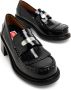 Kenzo logo-plaque leather loafers Black - Thumbnail 5