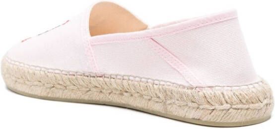 Kenzo Lucky Tiger canvas espadrilles Pink