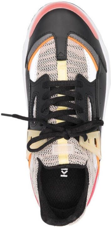 Kenzo mesh-panel lace-up sneakers Black
